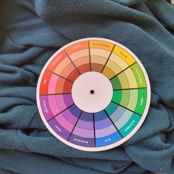 Karen Kane Womens Top 1X Plus Cardigan Open Blue Green Knit Poly Blend GRE33E - Picture 6 of 6